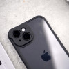 Shockproof Transparent Bumper Case for iPhone 15 Plus iPhone case with full camera protection and raised edges