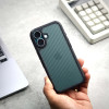 Carbon Shield Stripe Case Black for iPhone 16 Carbon Shield Stripe Case Black for iPhone 16 + Tempered Glass Protection + Camera Lens Protector