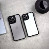 Transparent Bumper Shockproof Case For iPhone 15 Pro + Tempered Glass Transparent Bumper Shockproof Case For iPhone 15 Pro + Tempered Glass