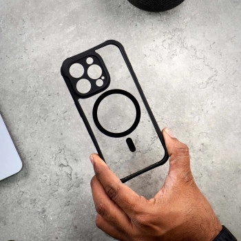 Shockproof Transparent Bumper Case for iPhone 16 Pro